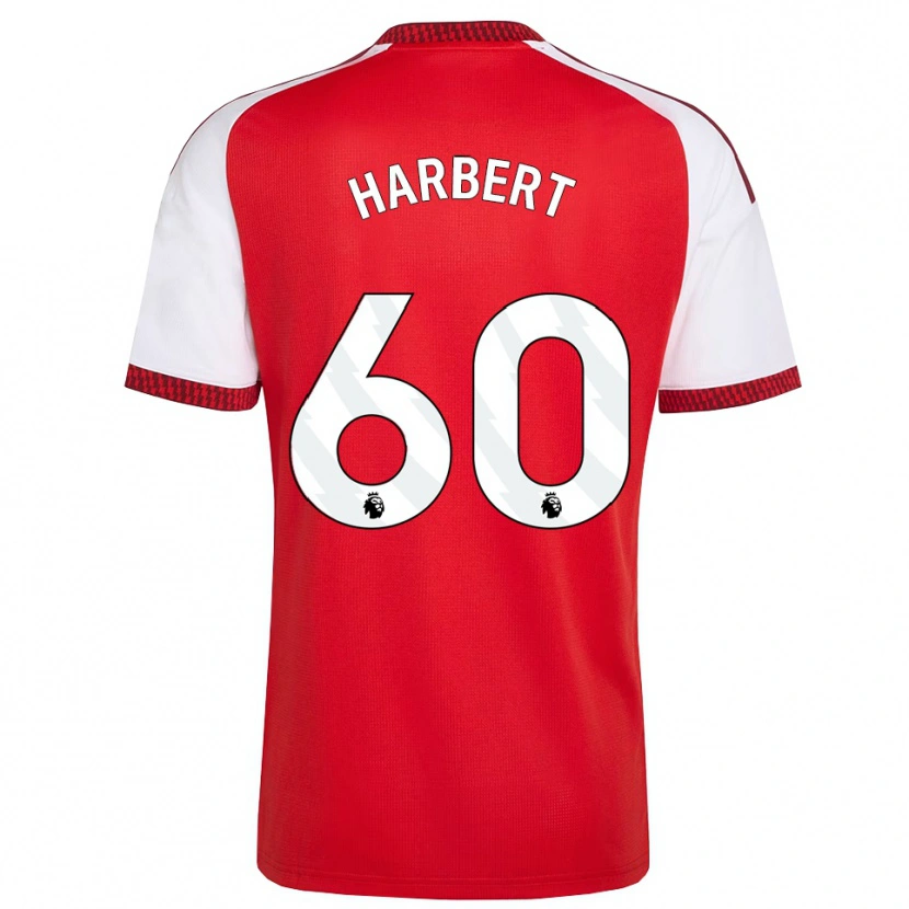 Danxen Mujer Camiseta Laila Harbert #60 Rojo Blanco Negro 1ª Equipación 2026/27 La Camisa México