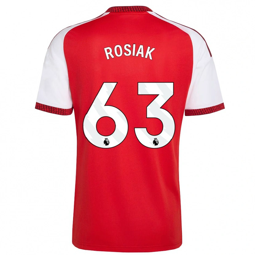 Danxen Mujer Camiseta Michal Rosiak #63 Rojo Blanco Negro 1ª Equipación 2026/27 La Camisa México