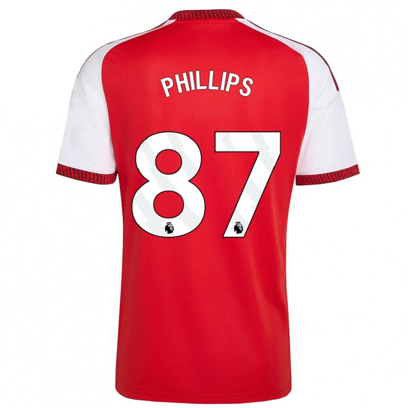 Danxen Mujer Camiseta Bowen Phillips #87 Rojo Blanco Negro 1ª Equipación 2026/27 La Camisa México
