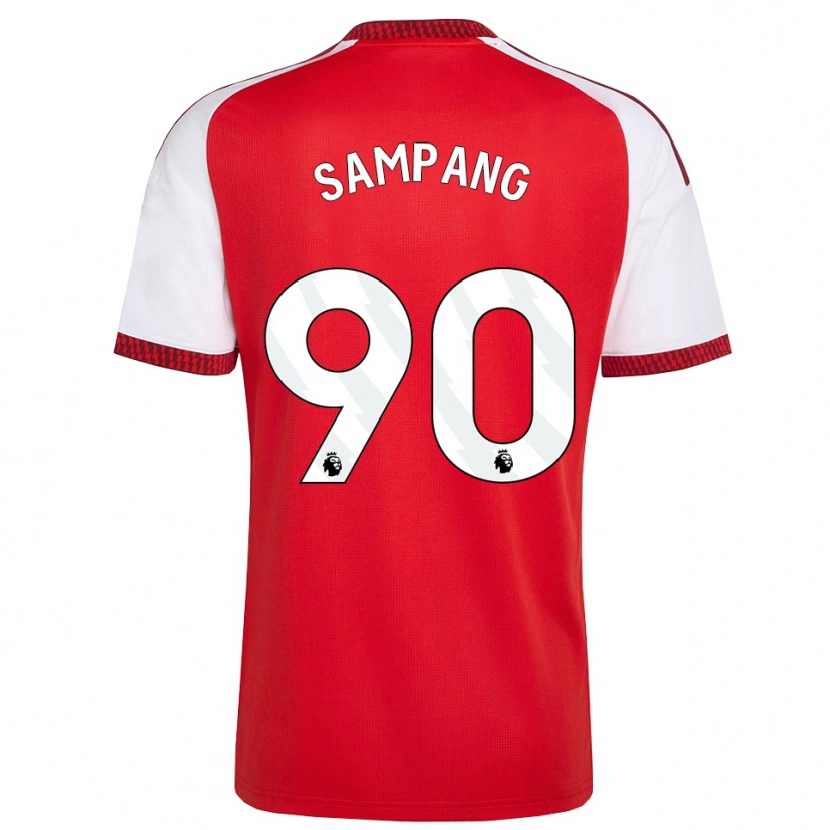 Danxen Mujer Camiseta Saurap Sampang #90 Rojo Blanco Negro 1ª Equipación 2026/27 La Camisa México