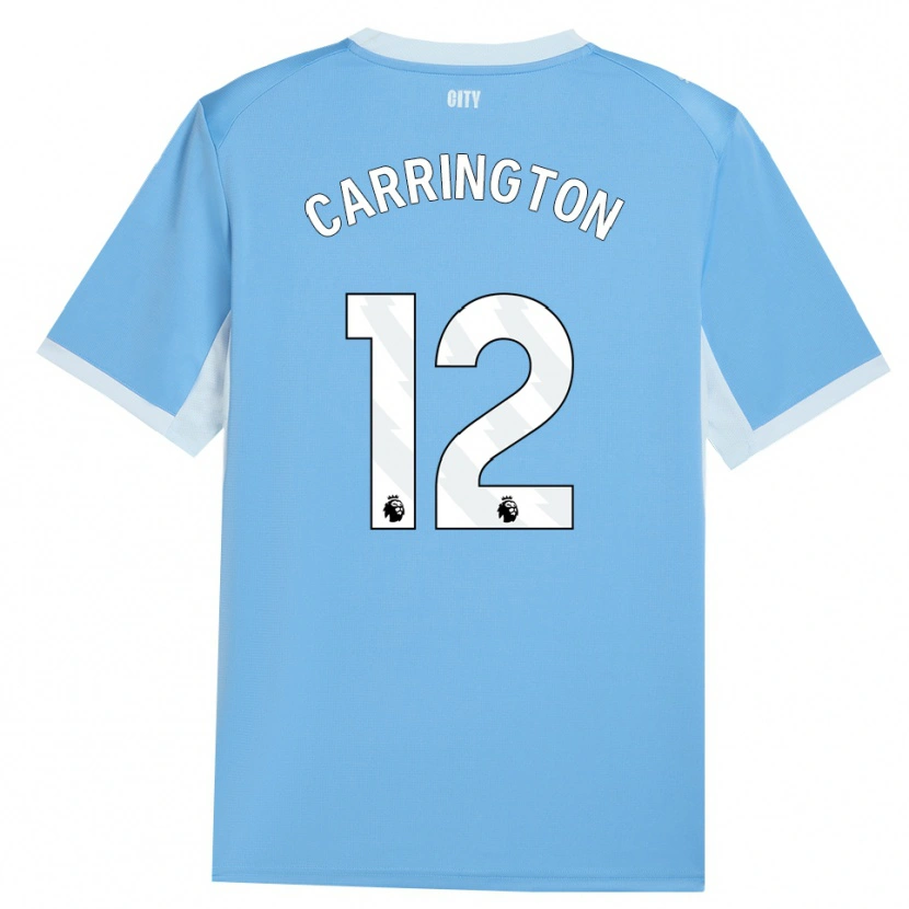 Danxen Mujer Camiseta Theo Carrington #12 Azulcieloclaro Blanco 1ª Equipación 2026/27 La Camisa México
