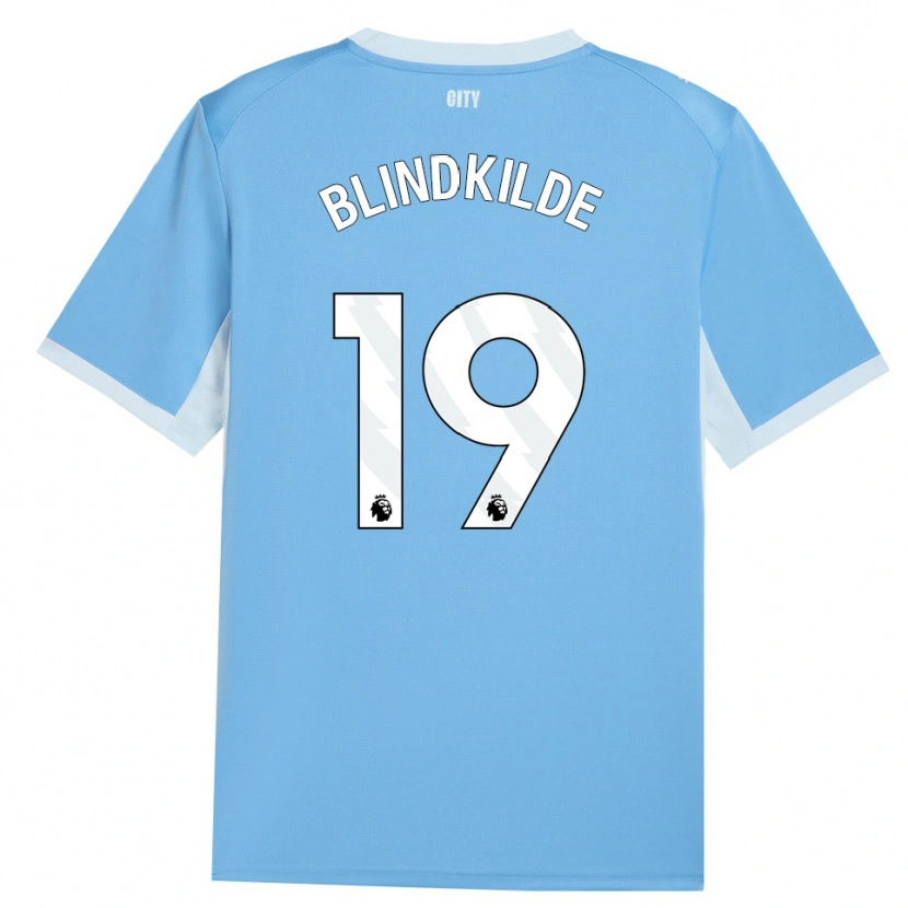 Danxen Mujer Camiseta Laura Blindkilde Brown #19 Azulcieloclaro Blanco 1ª Equipación 2026/27 La Camisa México
