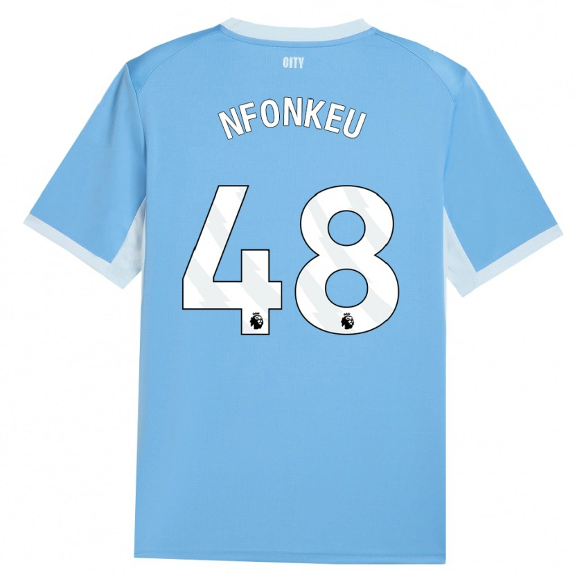Danxen Mujer Camiseta Brooklyn Nfonkeu #48 Azulcieloclaro Blanco 1ª Equipación 2026/27 La Camisa México