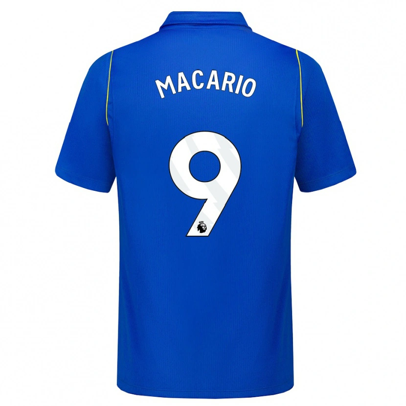 Danxen Mujer Camiseta Catarina Macario #9 Azul Amarillo 1ª Equipación 2026/27 La Camisa México