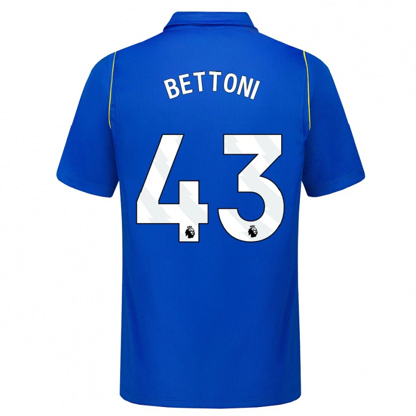 Danxen Mujer Camiseta Harrison Bettoni #43 Azul Amarillo 1ª Equipación 2026/27 La Camisa México