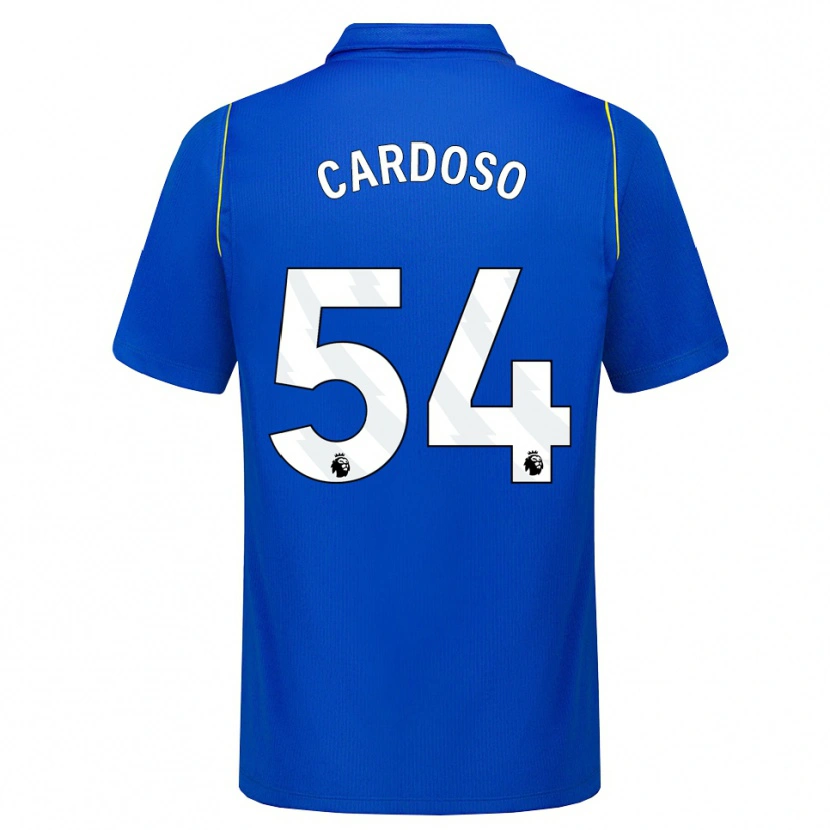 Danxen Mujer Camiseta Leo Cardoso #54 Azul Amarillo 1ª Equipación 2026/27 La Camisa México