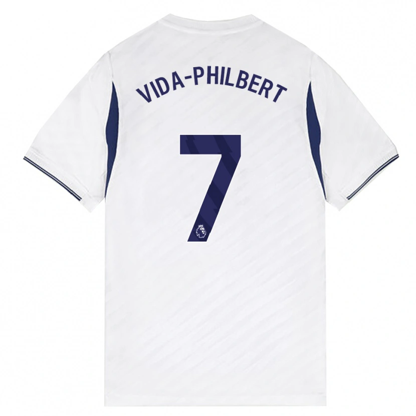 Danxen Mujer Camiseta Joel Philbert #7 Blanco Rojo Púrpura 1ª Equipación 2026/27 La Camisa México