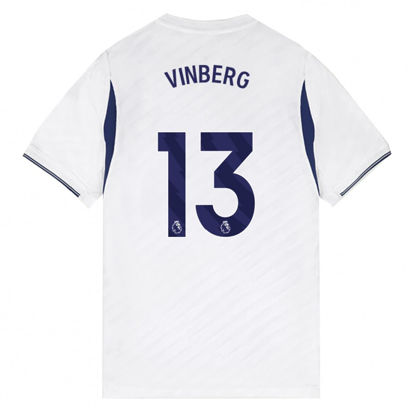 Danxen Mujer Camiseta Matilda Vinberg #13 Blanco Rojo Púrpura 1ª Equipación 2026/27 La Camisa México