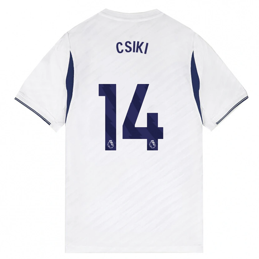 Danxen Mujer Camiseta Anna Csiki #14 Blanco Rojo Púrpura 1ª Equipación 2026/27 La Camisa México