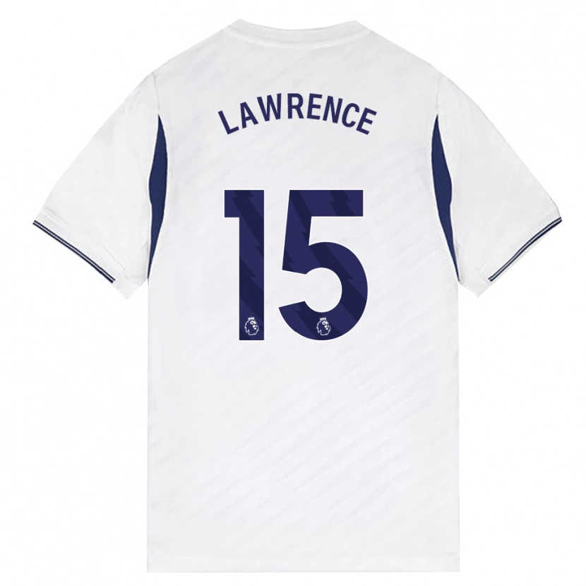Danxen Mujer Camiseta Donte Lawrence #15 Blanco Rojo Púrpura 1ª Equipación 2026/27 La Camisa México