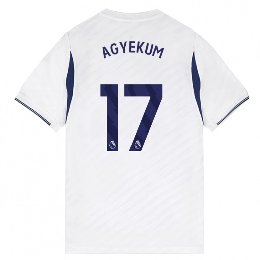Danxen Mujer Camiseta Ezra Agyekum #17 Blanco Rojo Púrpura 1ª Equipación 2026/27 La Camisa México