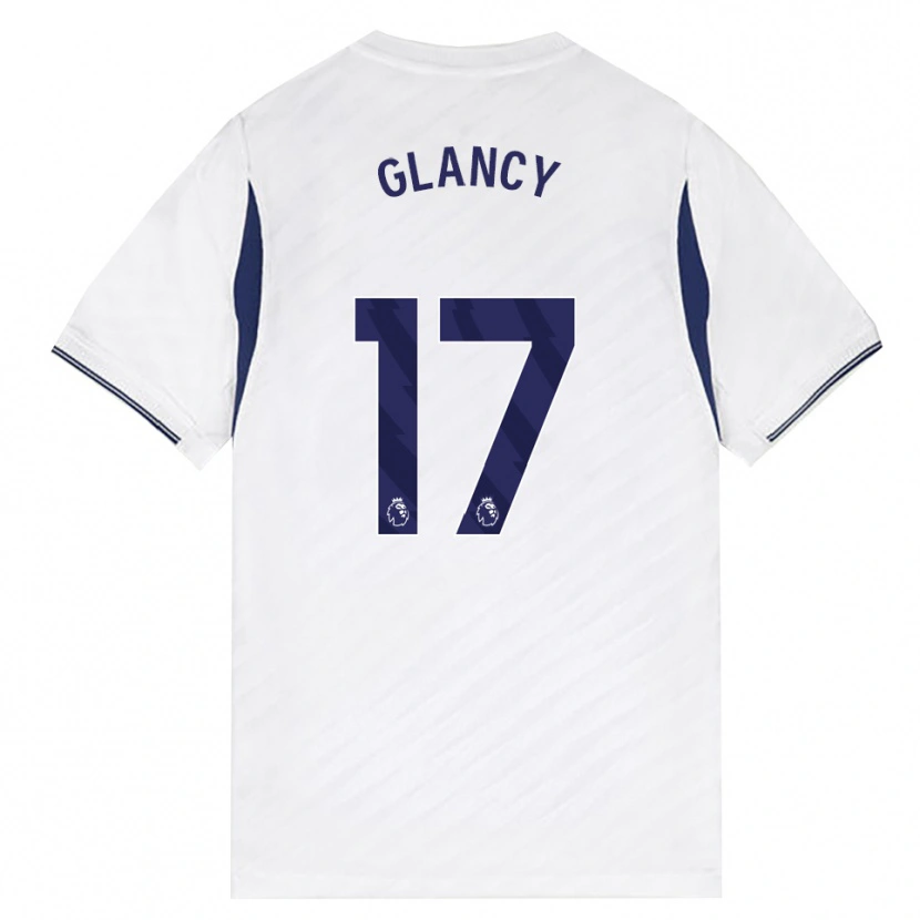 Danxen Mujer Camiseta Conall Glancy #17 Blanco Rojo Púrpura 1ª Equipación 2026/27 La Camisa México