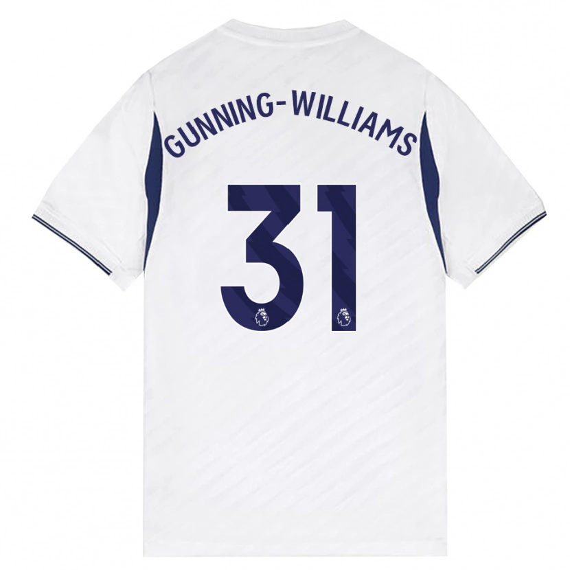 Danxen Mujer Camiseta Lenna Gunning-Williams #31 Blanco Rojo Púrpura 1ª Equipación 2026/27 La Camisa México