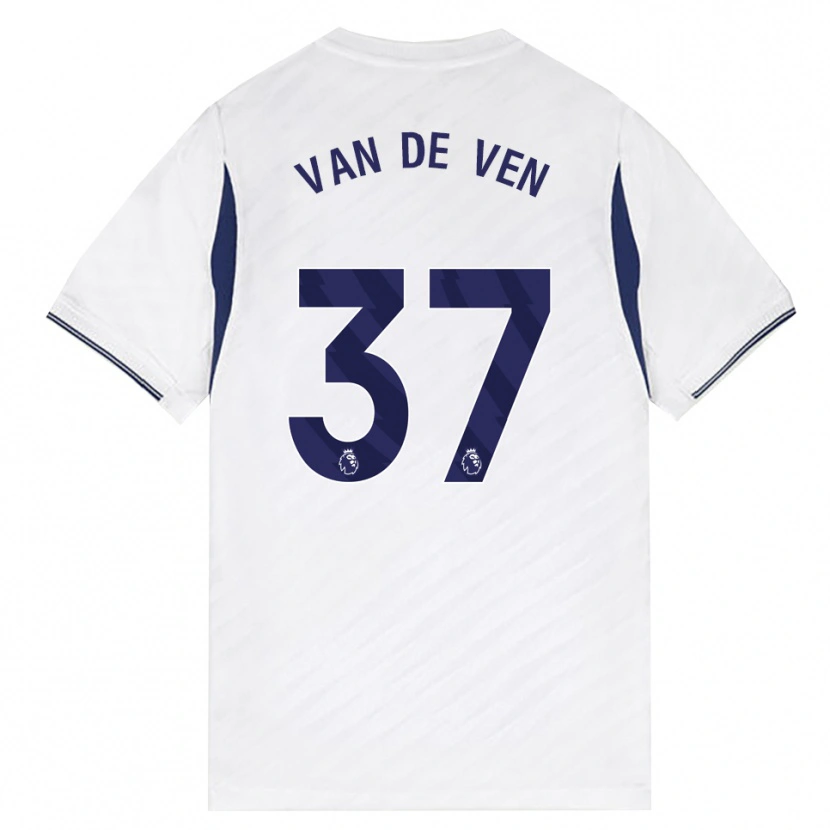Danxen Mujer Camiseta Micky Van De Ven #37 Blanco Rojo Púrpura 1ª Equipación 2026/27 La Camisa México