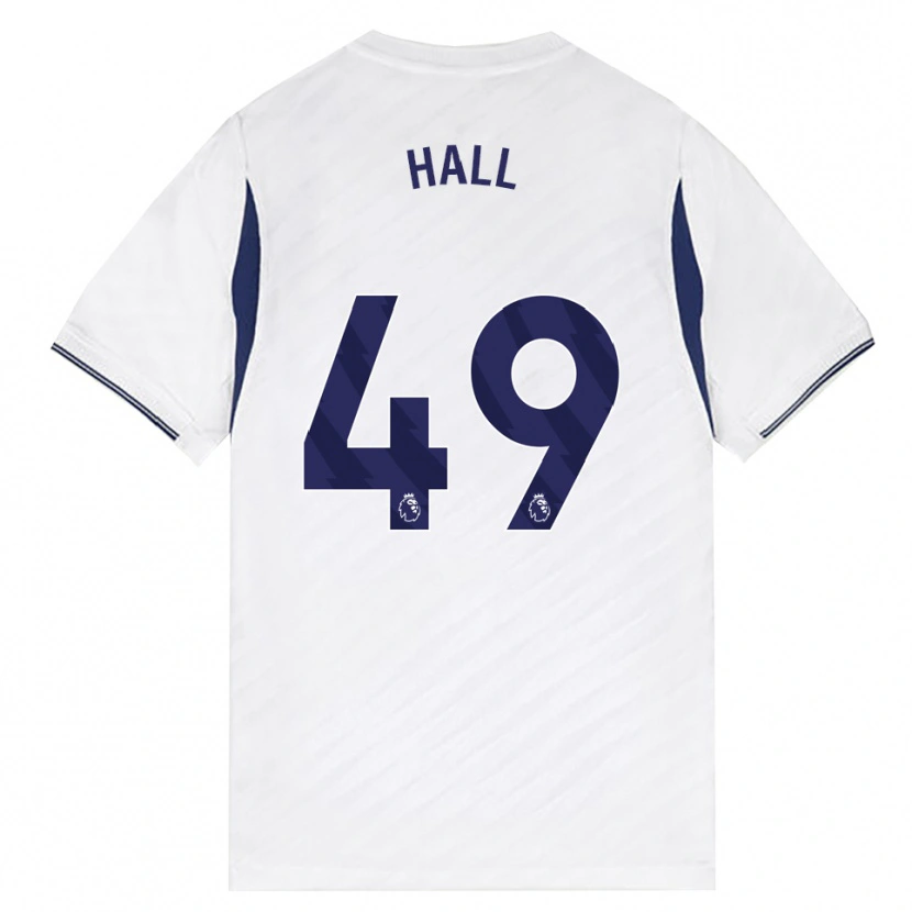 Danxen Mujer Camiseta Tyrese Hall #49 Blanco Rojo Púrpura 1ª Equipación 2026/27 La Camisa México
