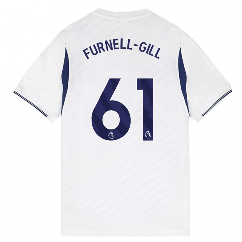 Danxen Mujer Camiseta Luca Furnell-Gill #61 Blanco Rojo Púrpura 1ª Equipación 2026/27 La Camisa México