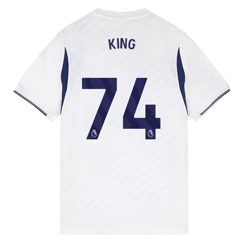 Danxen Mujer Camiseta Maeson King #74 Blanco Rojo Púrpura 1ª Equipación 2026/27 La Camisa México