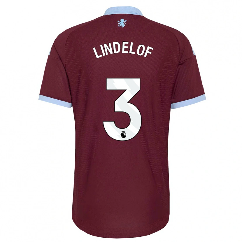 Danxen Mujer Camiseta Victor Lindelöf #3 Azulaciano Borgoña 1ª Equipación 2026/27 La Camisa México