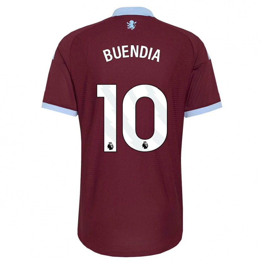 Danxen Mujer Camiseta Emiliano Buendía #10 Azulaciano Borgoña 1ª Equipación 2026/27 La Camisa México