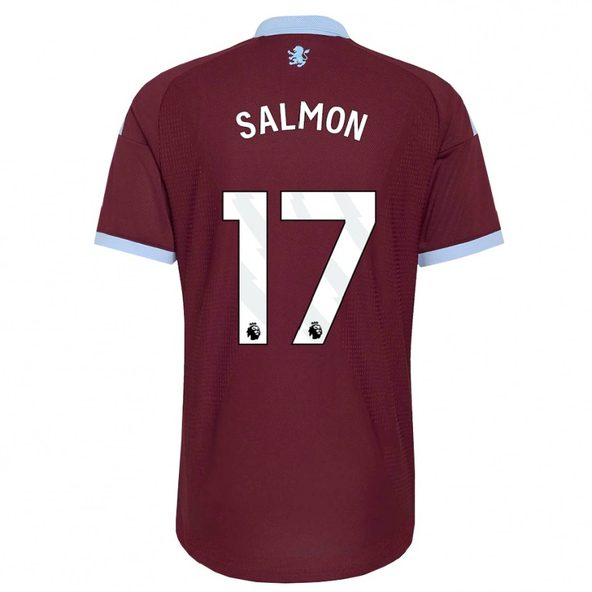 Danxen Mujer Camiseta Ebony Salmon #17 Azulaciano Borgoña 1ª Equipación 2026/27 La Camisa México