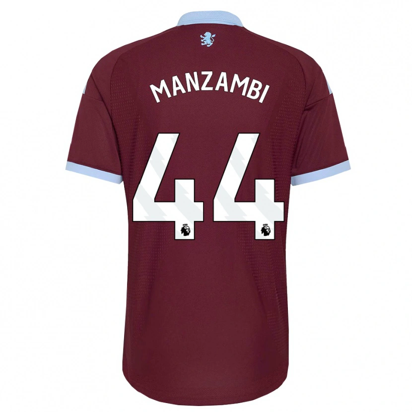 Danxen Mujer Camiseta Johan Manzambi #44 Azulaciano Borgoña 1ª Equipación 2026/27 La Camisa México