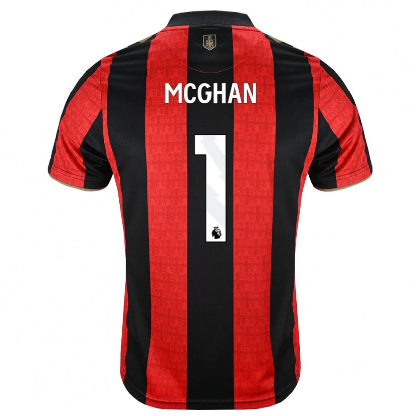 Danxen Mujer Camiseta Hayden Mcghan #1 Goldenrod Rojo Negro 1ª Equipación 2026/27 La Camisa México