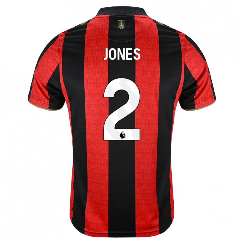 Danxen Mujer Camiseta Abby Jones #2 Goldenrod Rojo Negro 1ª Equipación 2026/27 La Camisa México