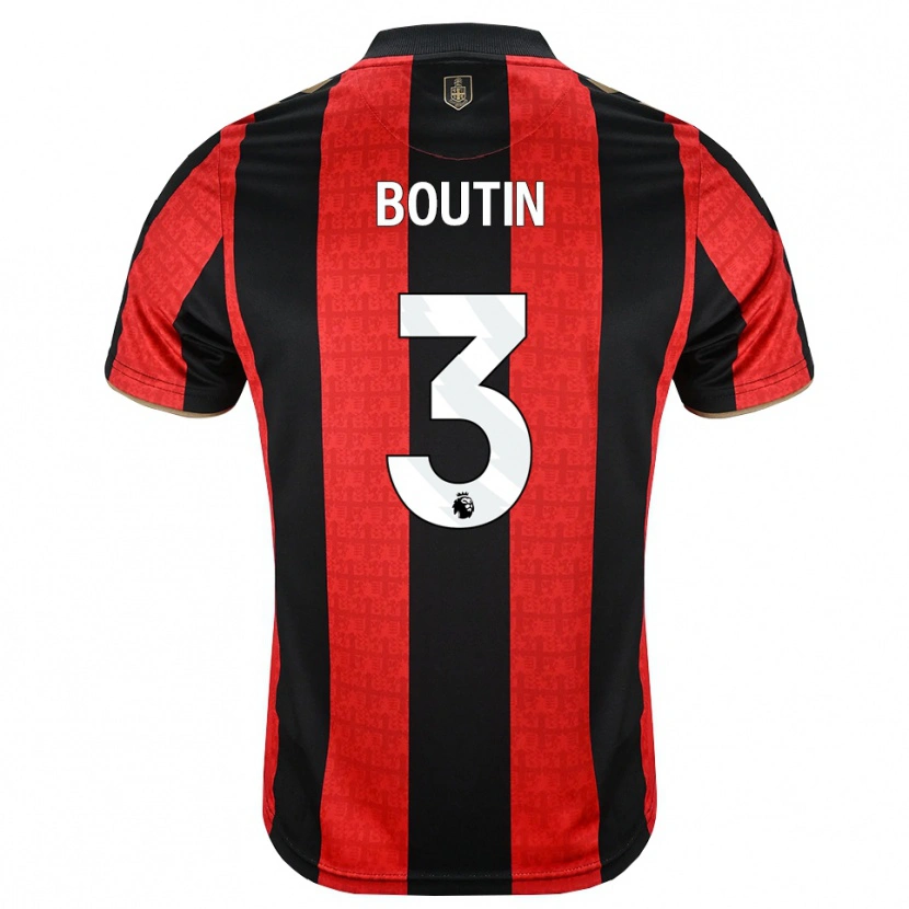 Danxen Mujer Camiseta Noa Boutin #3 Goldenrod Rojo Negro 1ª Equipación 2026/27 La Camisa México