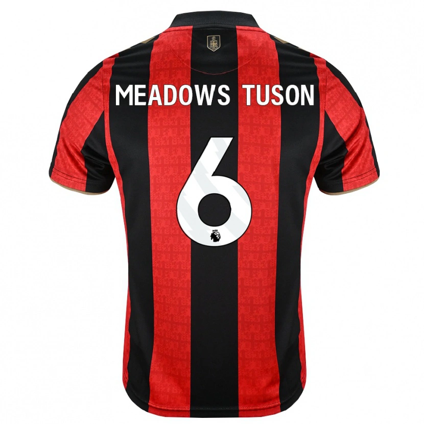 Danxen Mujer Camiseta Freya Meadows Tuson #6 Goldenrod Rojo Negro 1ª Equipación 2026/27 La Camisa México