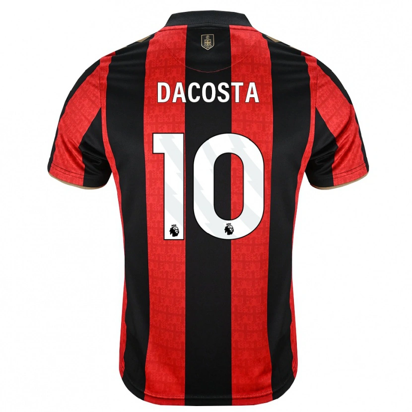 Danxen Mujer Camiseta Michael Dacosta #10 Goldenrod Rojo Negro 1ª Equipación 2026/27 La Camisa México
