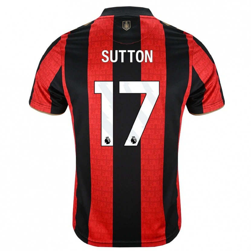 Danxen Mujer Camiseta Zach Sutton #17 Goldenrod Rojo Negro 1ª Equipación 2026/27 La Camisa México