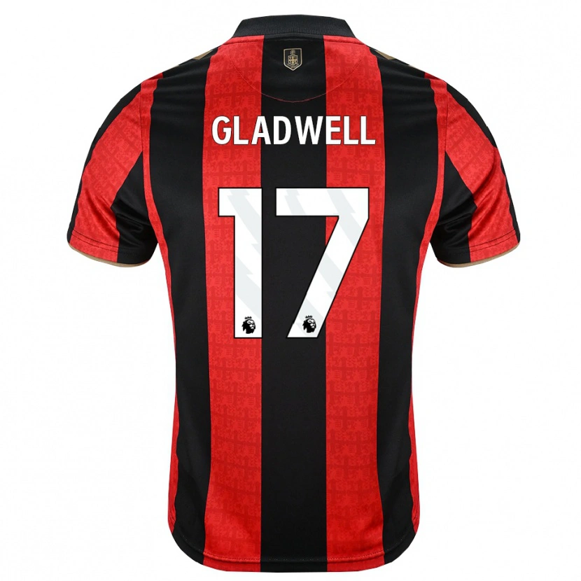 Danxen Mujer Camiseta Molly Gladwell #17 Goldenrod Rojo Negro 1ª Equipación 2026/27 La Camisa México