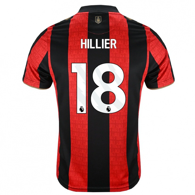 Danxen Mujer Camiseta Gemma Hillier #18 Goldenrod Rojo Negro 1ª Equipación 2026/27 La Camisa México