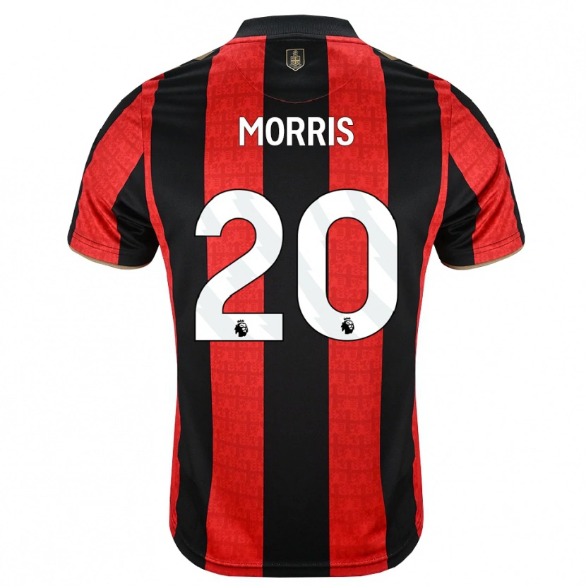 Danxen Mujer Camiseta Caitlin Morris #20 Goldenrod Rojo Negro 1ª Equipación 2026/27 La Camisa México