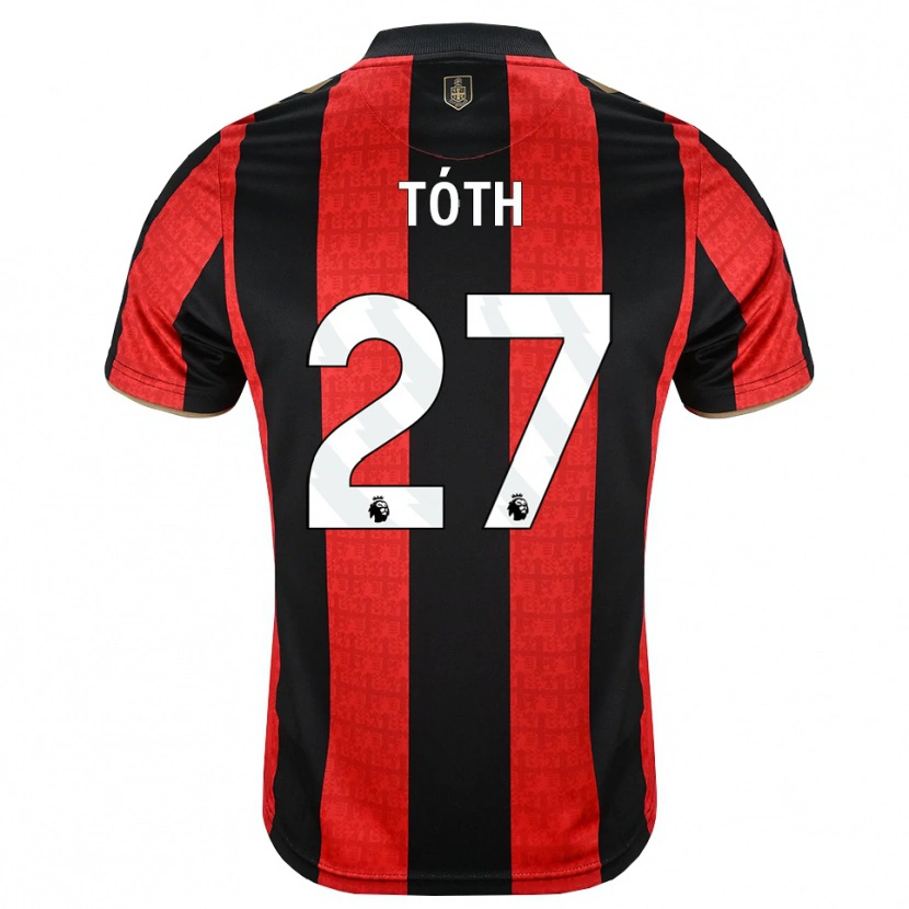 Danxen Mujer Camiseta Alex Tóth #27 Goldenrod Rojo Negro 1ª Equipación 2026/27 La Camisa México