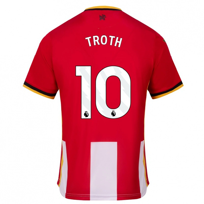 Danxen Mujer Camiseta Sophie Troth #10 Amarillo Negro Rojo 1ª Equipación 2026/27 La Camisa México