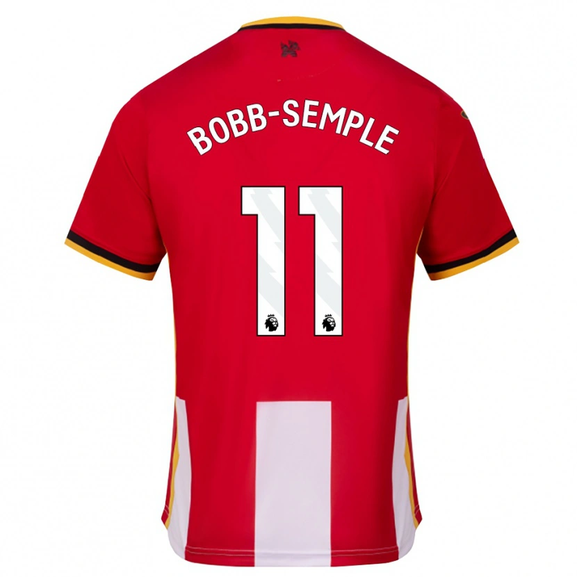 Danxen Mujer Camiseta Domeiro Bobb-Semple #11 Amarillo Negro Rojo 1ª Equipación 2026/27 La Camisa México