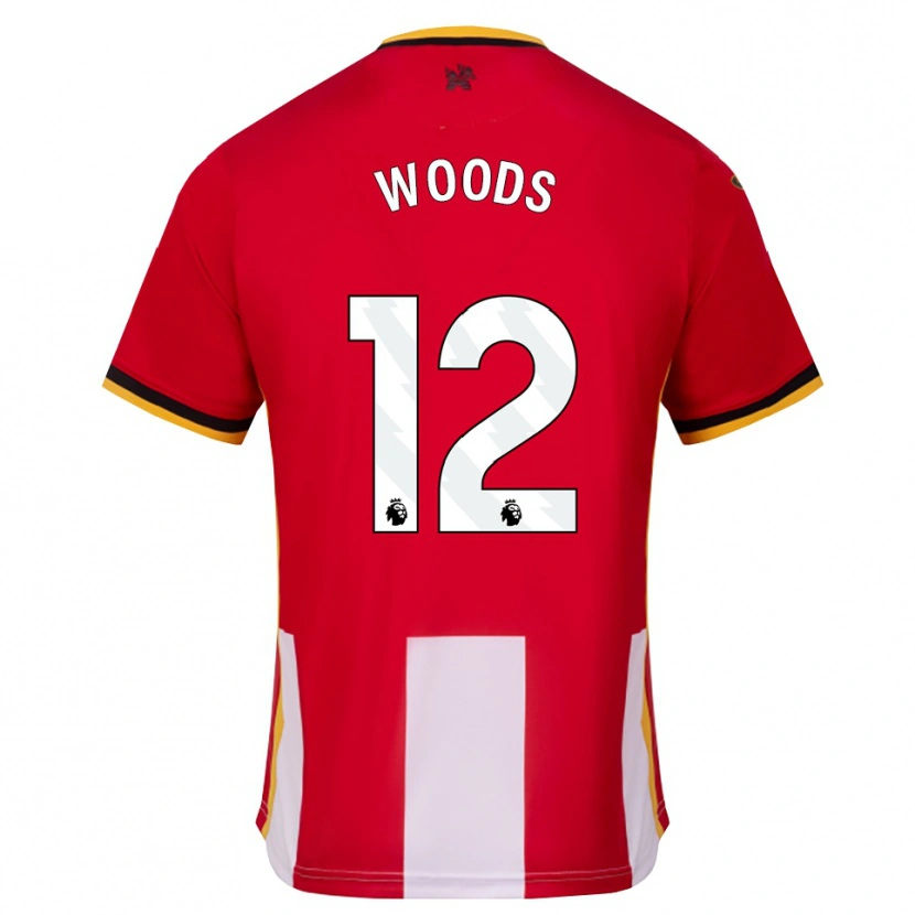 Danxen Mujer Camiseta Nikki Woods #12 Amarillo Negro Rojo 1ª Equipación 2026/27 La Camisa México