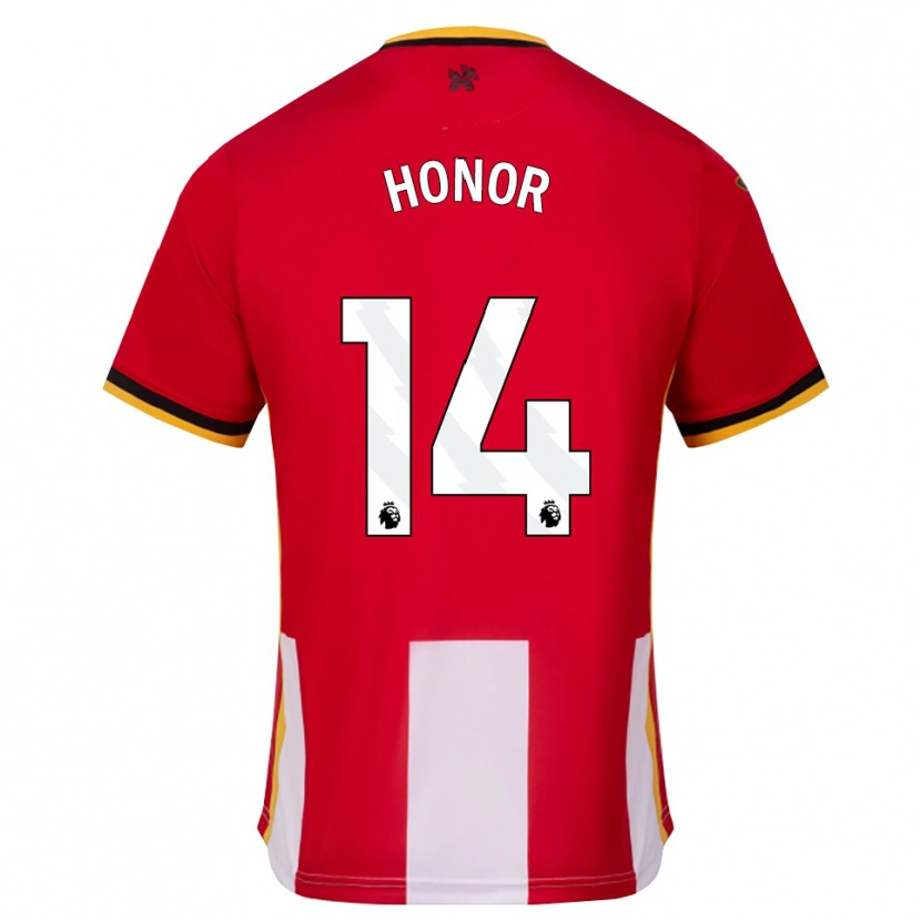 Danxen Mujer Camiseta Otis Honor #14 Amarillo Negro Rojo 1ª Equipación 2026/27 La Camisa México
