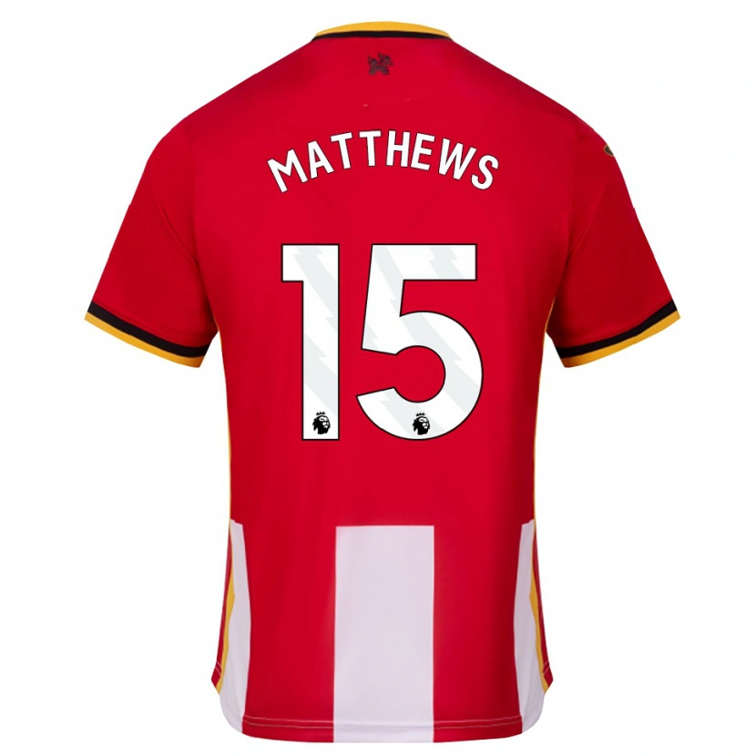 Danxen Mujer Camiseta Kirsty Matthews #15 Amarillo Negro Rojo 1ª Equipación 2026/27 La Camisa México