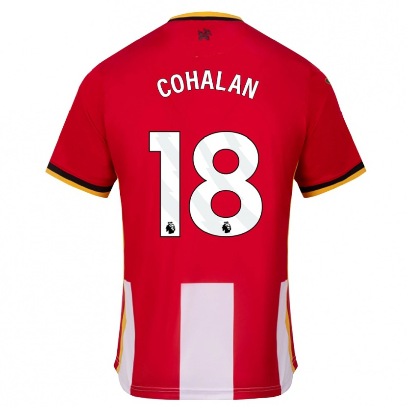 Danxen Mujer Camiseta Chris Cohalan #18 Amarillo Negro Rojo 1ª Equipación 2026/27 La Camisa México