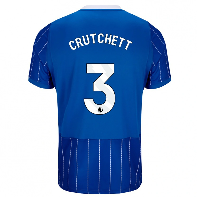 Danxen Mujer Camiseta Liam Crutchett #3 Azulmedio Blanco 1ª Equipación 2026/27 La Camisa México