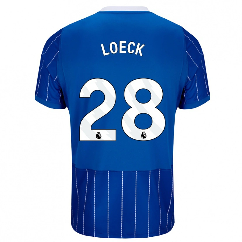 Danxen Mujer Camiseta Melina Loeck #28 Azulmedio Blanco 1ª Equipación 2026/27 La Camisa México