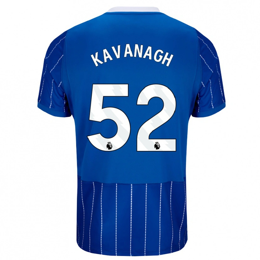 Danxen Mujer Camiseta Leigh Kavanagh #52 Azulmedio Blanco 1ª Equipación 2026/27 La Camisa México
