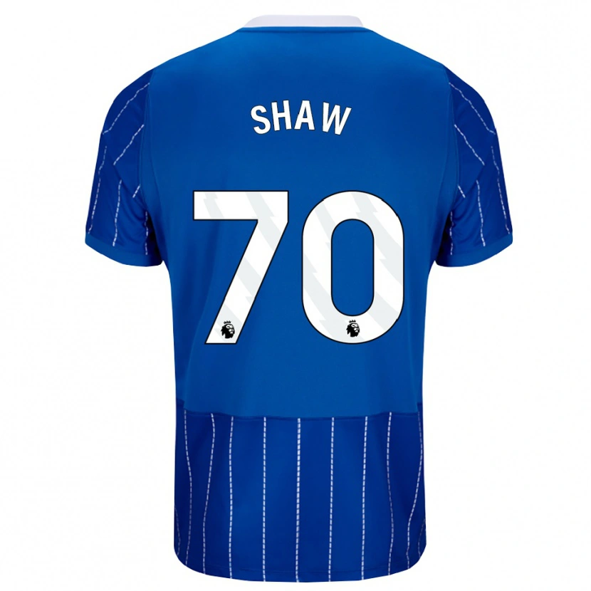 Danxen Mujer Camiseta Kofi Shaw #70 Azulmedio Blanco 1ª Equipación 2026/27 La Camisa México