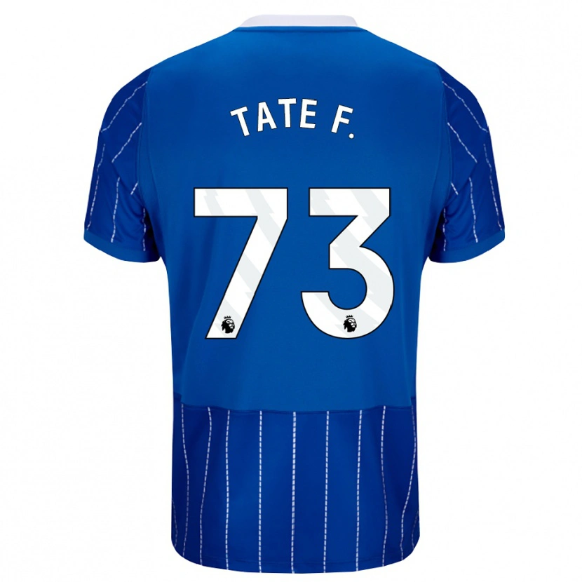 Danxen Mujer Camiseta Tate Ferdinand #73 Azulmedio Blanco 1ª Equipación 2026/27 La Camisa México