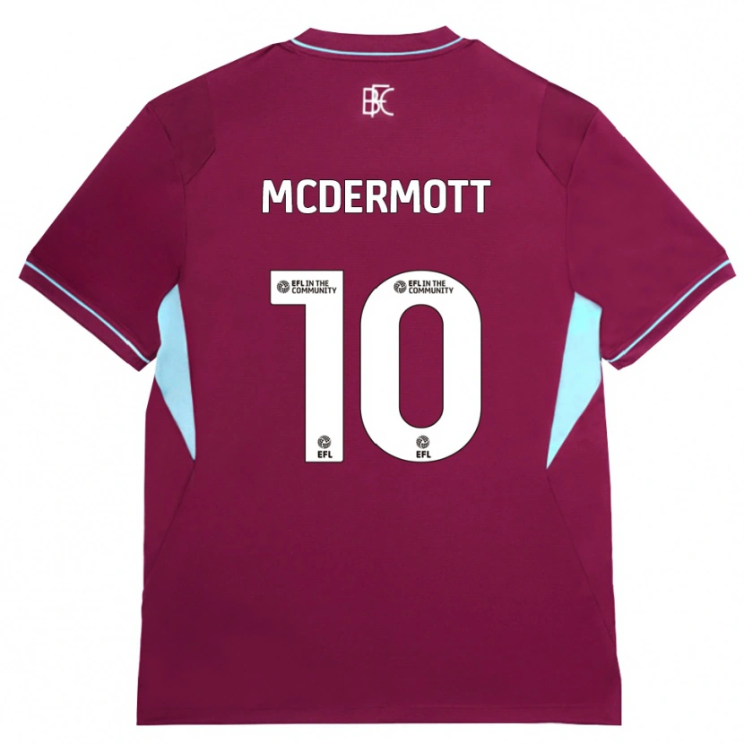 Danxen Mujer Camiseta Tommy Mcdermott #10 Borgoña Verde 1ª Equipación 2026/27 La Camisa México