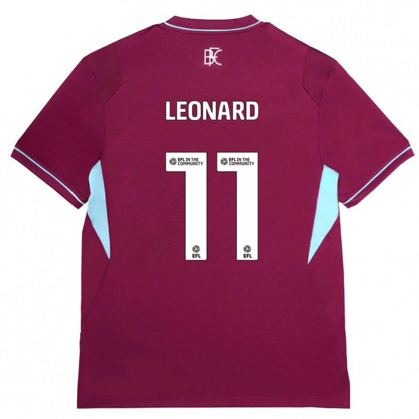 Danxen Mujer Camiseta Tambwe Leonard #11 Borgoña Verde 1ª Equipación 2026/27 La Camisa México