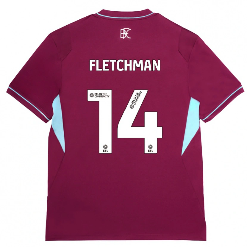 Danxen Mujer Camiseta Diandro Fletchman #14 Borgoña Verde 1ª Equipación 2026/27 La Camisa México