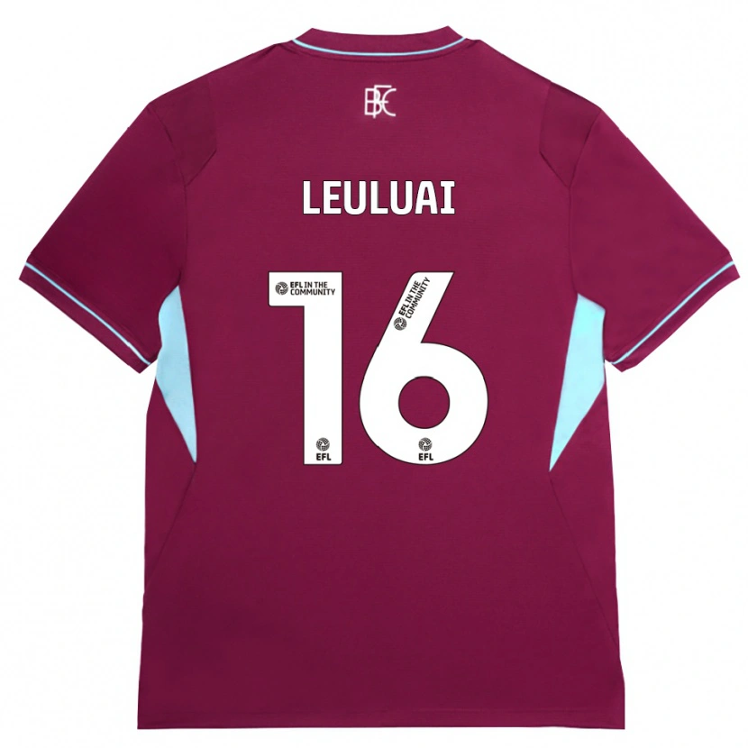 Danxen Mujer Camiseta Marley Leuluai #16 Borgoña Verde 1ª Equipación 2026/27 La Camisa México